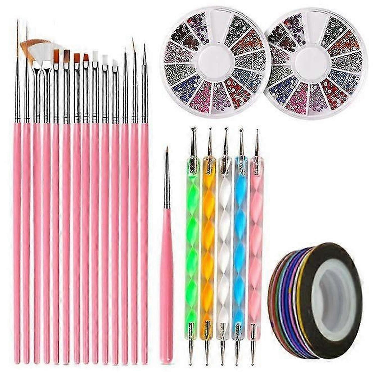 Nail Brushes for Nail Art Kit, Nail Dotting Tools