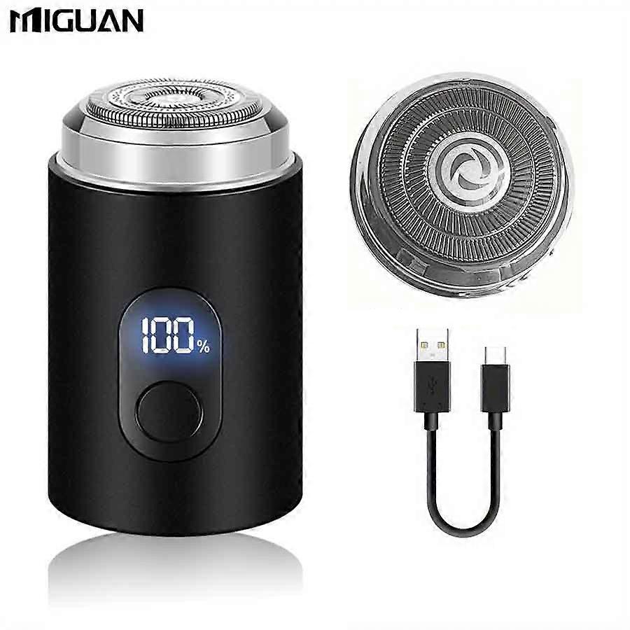 Compact Electric Shaver for Men - Digital Display, USB Fast Charging, Ultra Portable Design