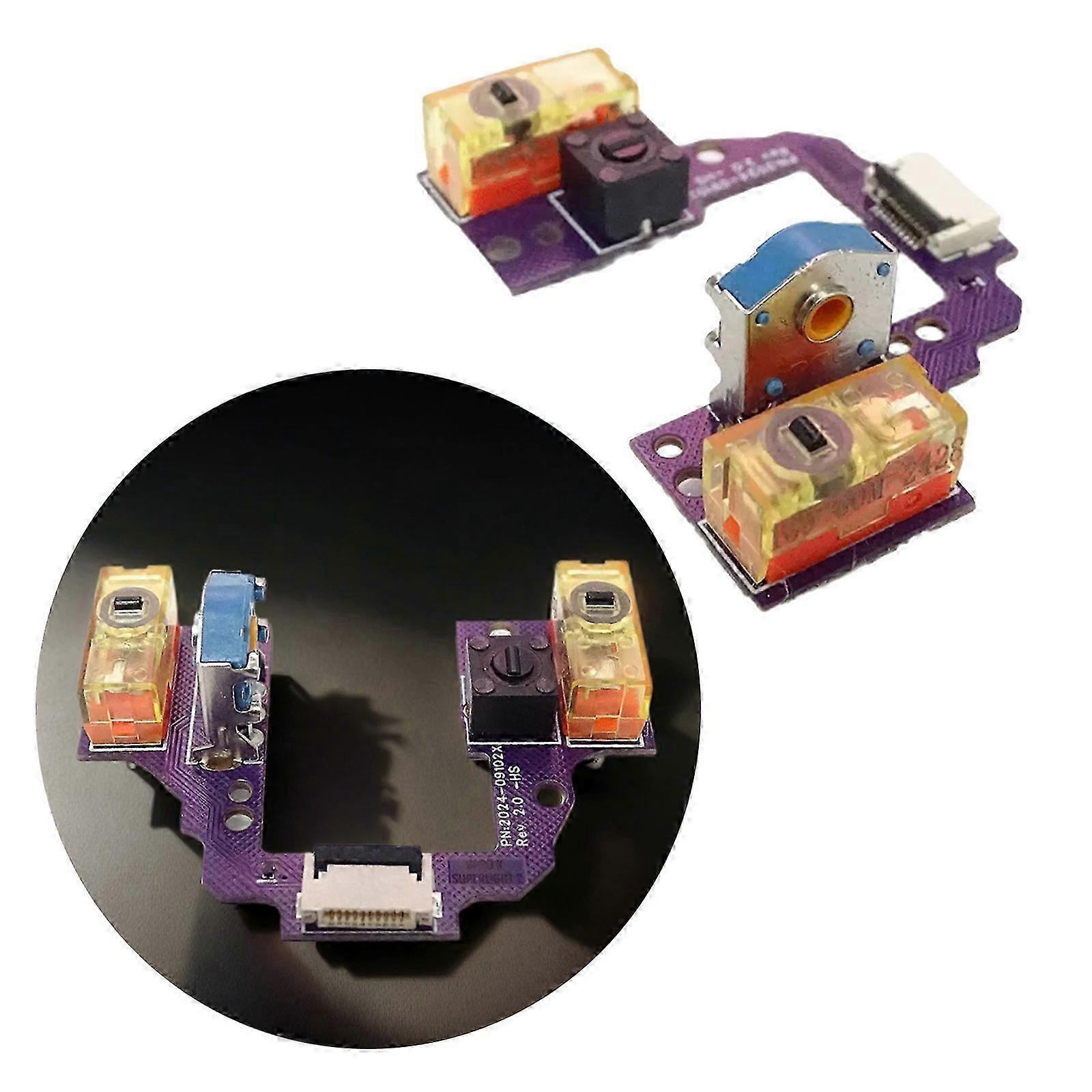 Game Mouse Mainboard Microswitch Board For GProX Superlight 2 Mouse Microswitch Button Board Dustproof Mouse Wheel