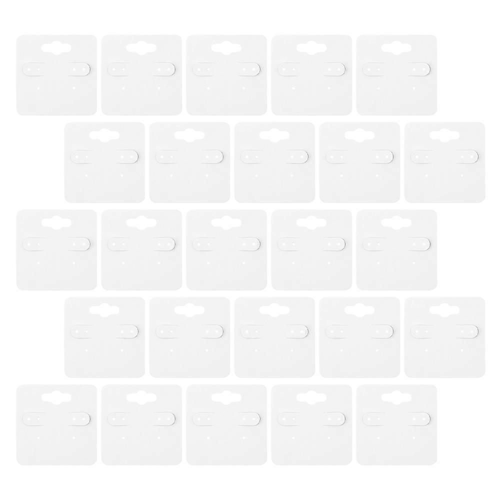 Earring Cards White Retail Earrings Protection 100Set