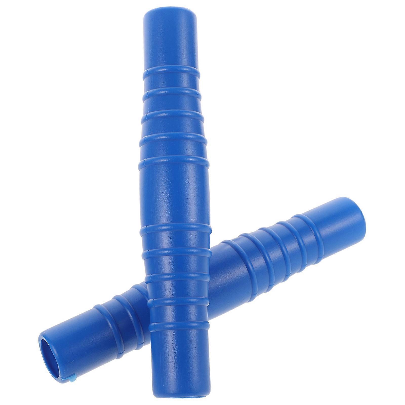 Pool Hose Connector Plastic Pipe Joint for Water Pipe 2Pcs Blue