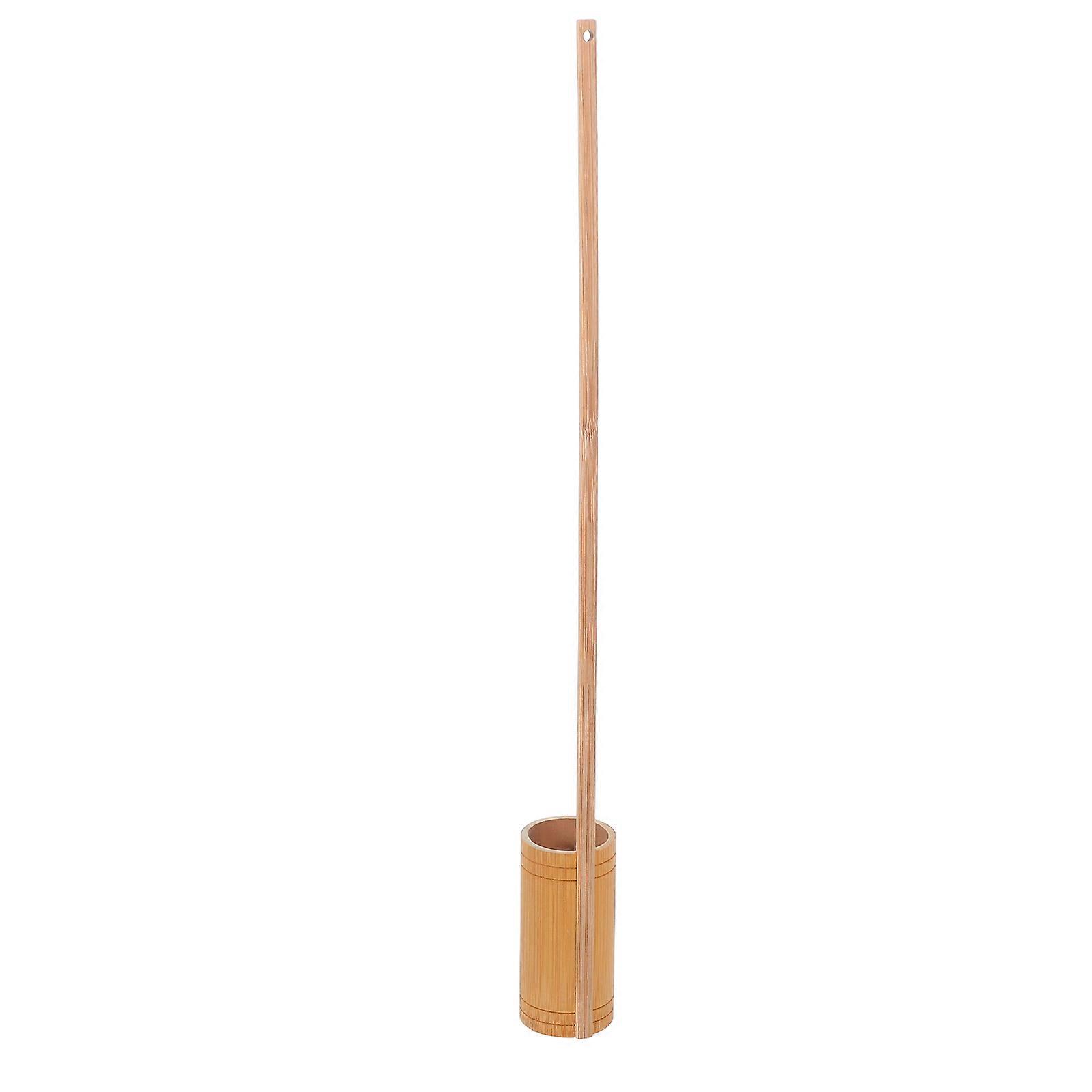 Bamboo Wine Scoop Tool for Wine Serving with Small Ladle for Home Use