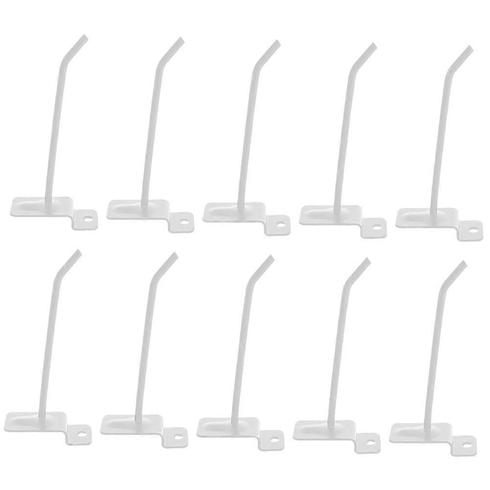 Σιδερένιος γάντζος για χρήση σε βιτρίνα σούπερ μάρκετ, 10 τεμάχια γάντζοι