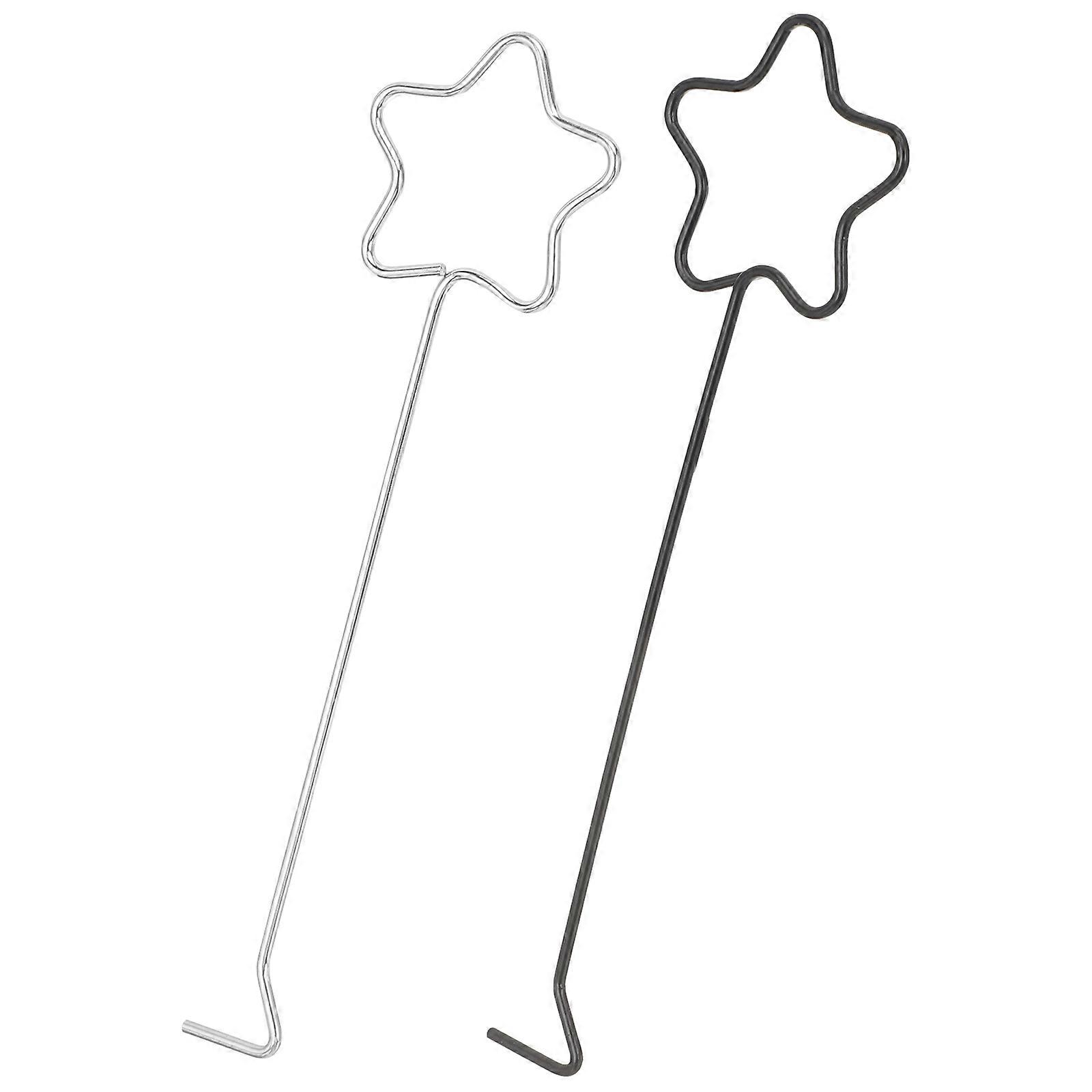 8Pcs Candle Wick Hooks Iron Star Design for Candle Maintenance