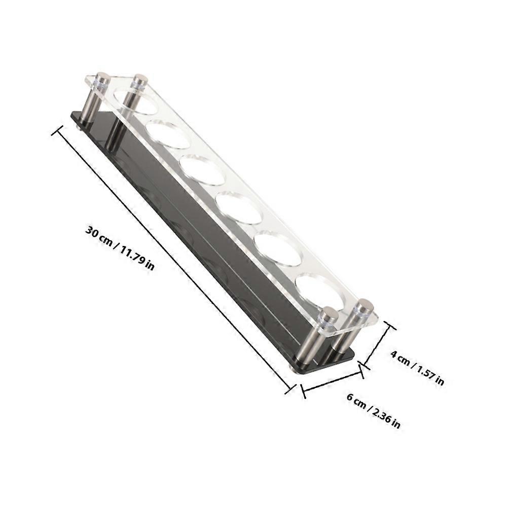 Black Acrylic Holder Rack for Storage Use 2Pcs Organizer Display