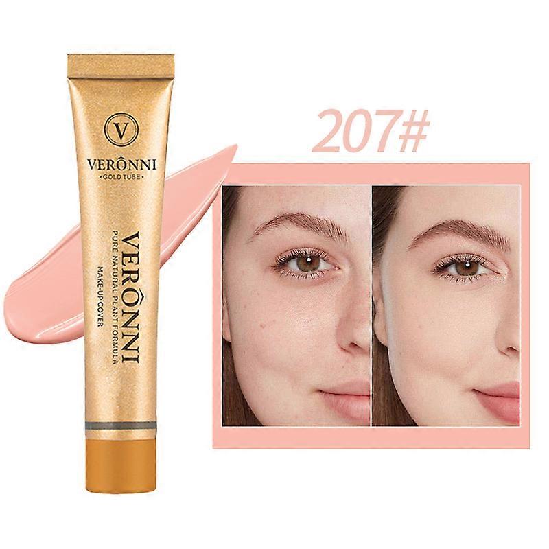 14 Color Concealer with a Flexible Concealer Moisturizing Liquid Foundation to Cover Dark Circles Tear Trough Nasolabial Folds a