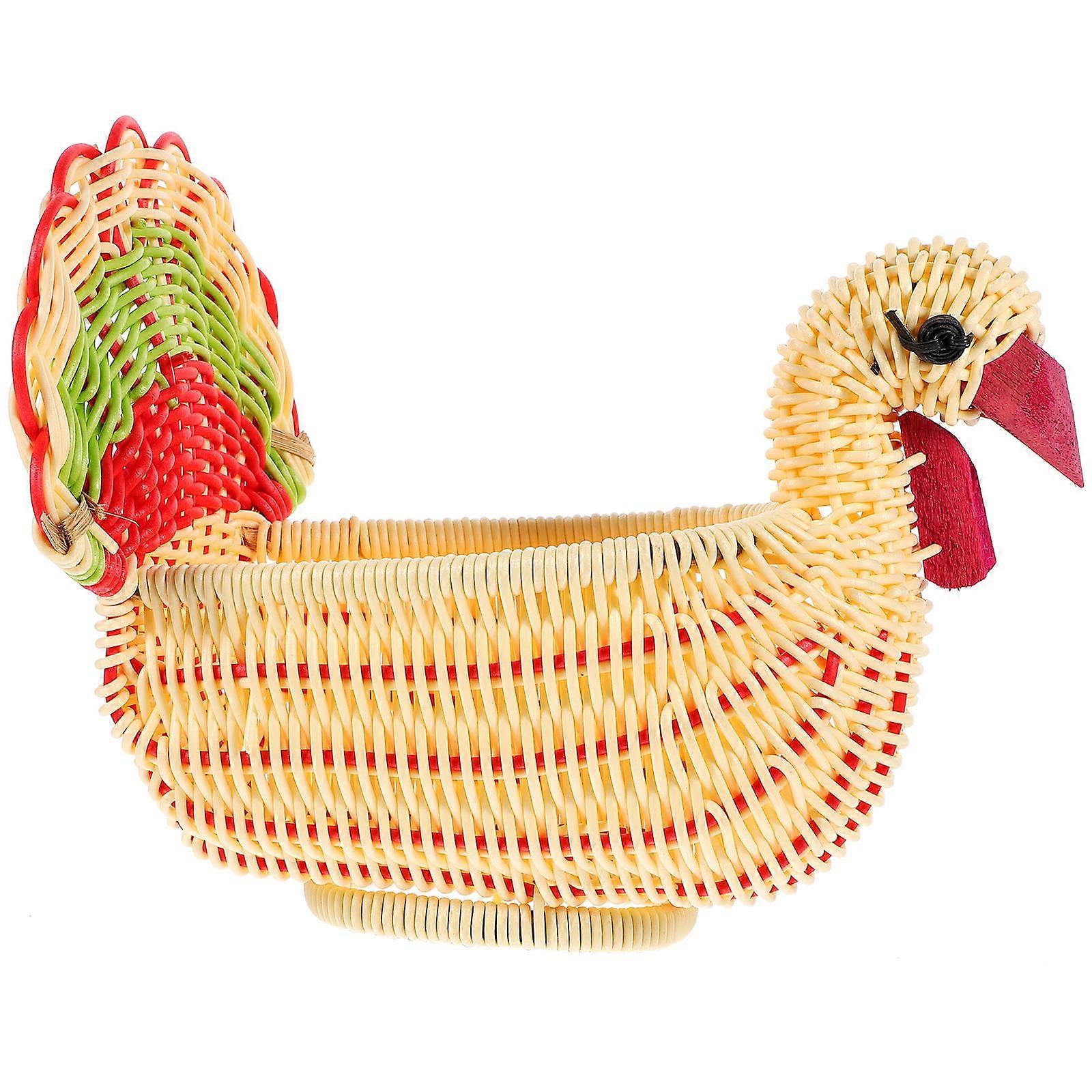 Multi-Functional Fruit Basket for Kitchen 5Pcs Turkey Shape Storage Holder