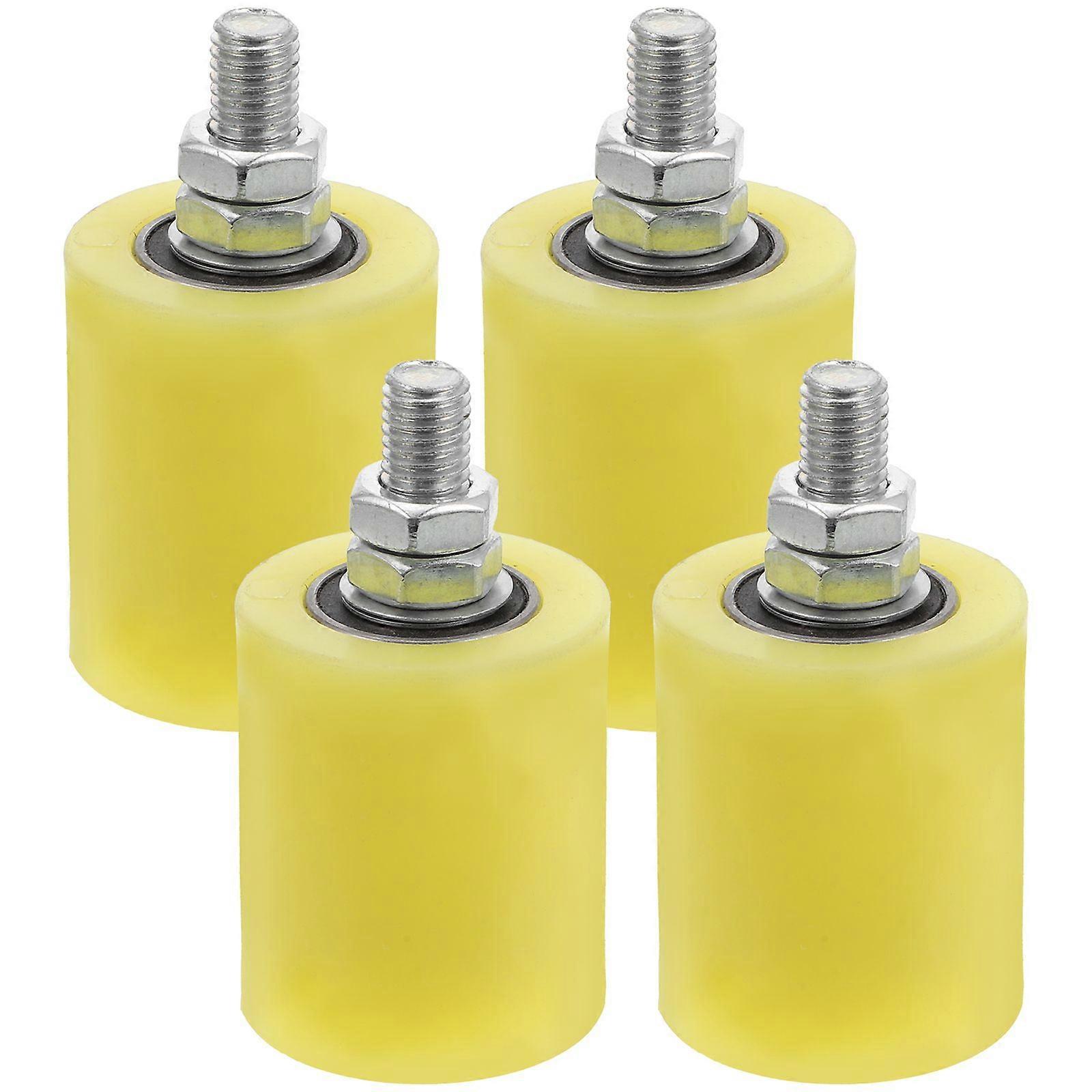 4Pcs Sliding Gate Roller Nylon Pulley Block Hanging Wheel for Electric Gate