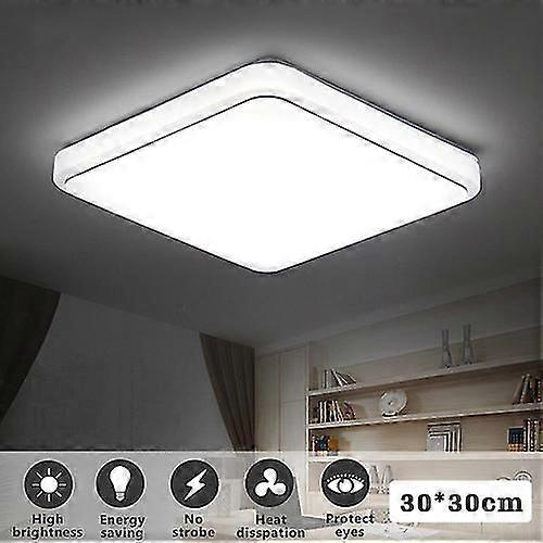 24W LED Ceiling Down Light Dimmable Flush Mount Kitchen Lamp Home Fixture