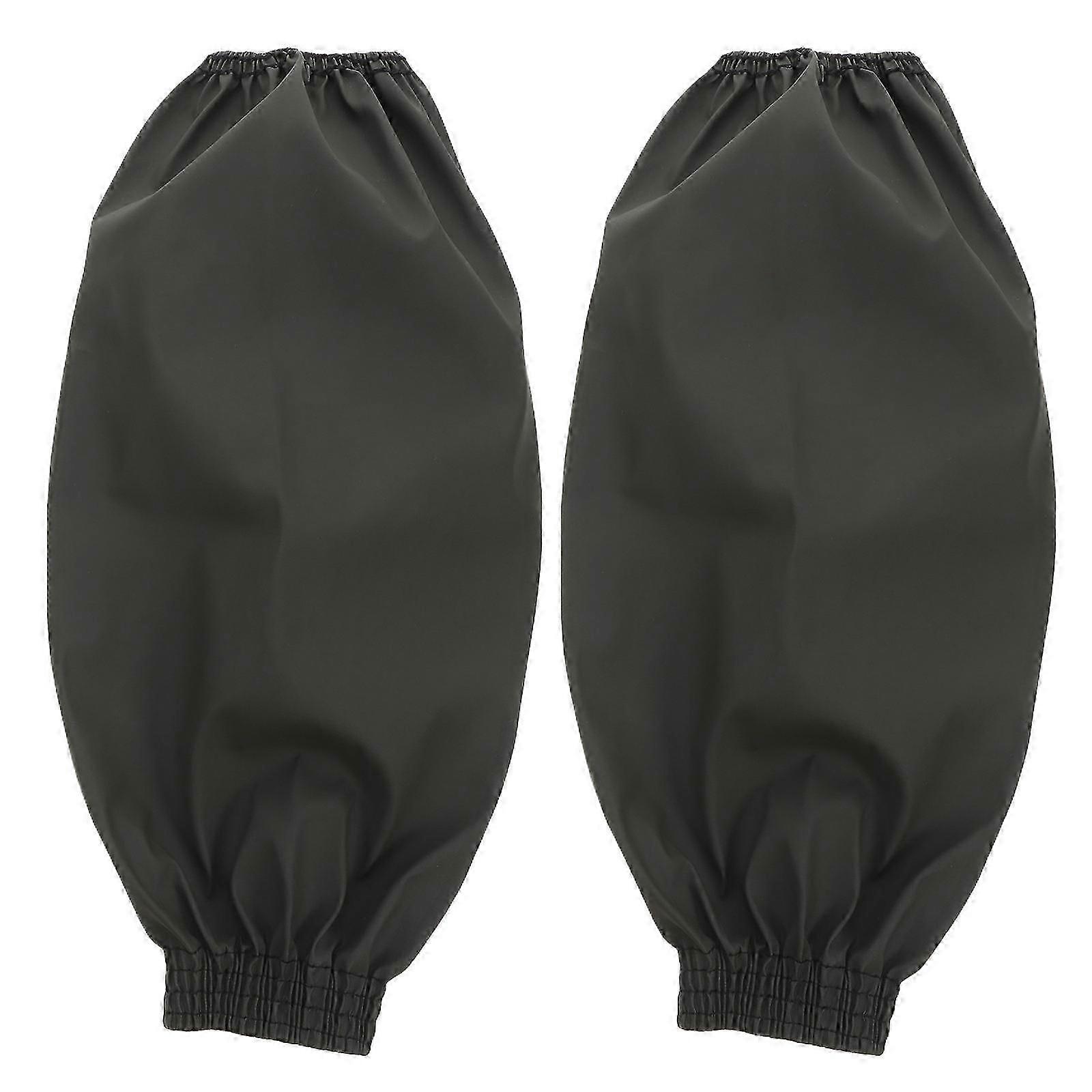 Waterproof Arm Covers Sleeves for Kitchen Use 1Pair Green PU Protective