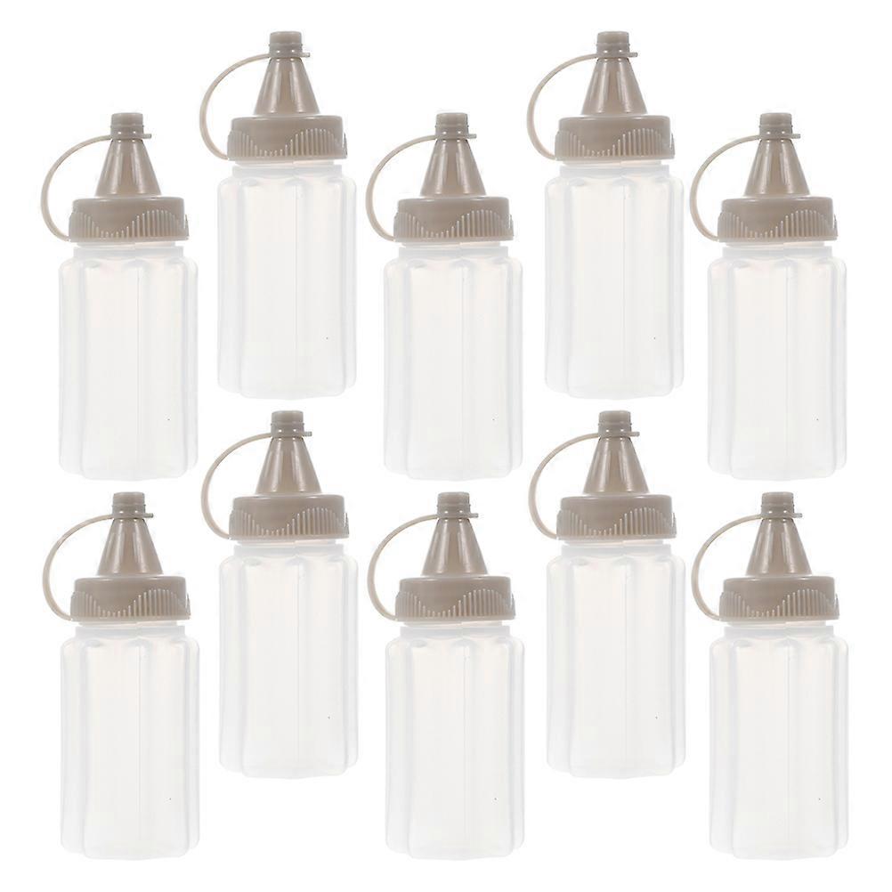 12 Pcs Mini Sauce Squeeze Bottles Small Plastic Containers for Liquids Ketchup Salad Dressing Mustard Condiment Bottles