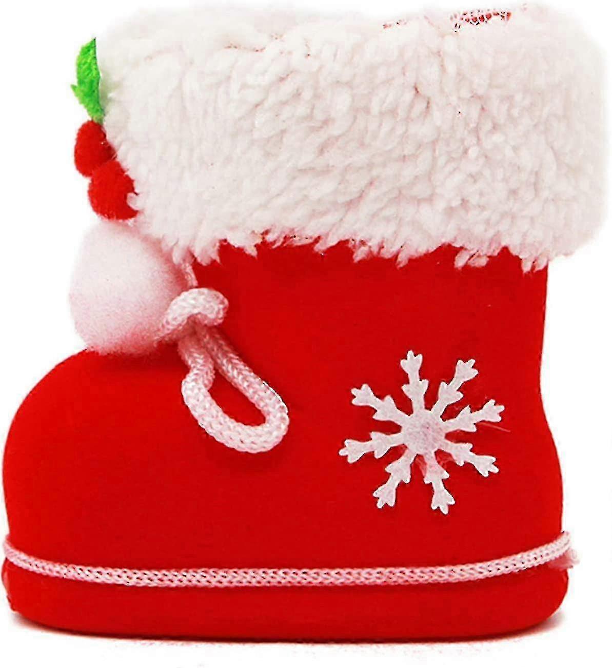 3pcs Christmas Candy Bag Xmas Candy Stocking Holders Home Decorations