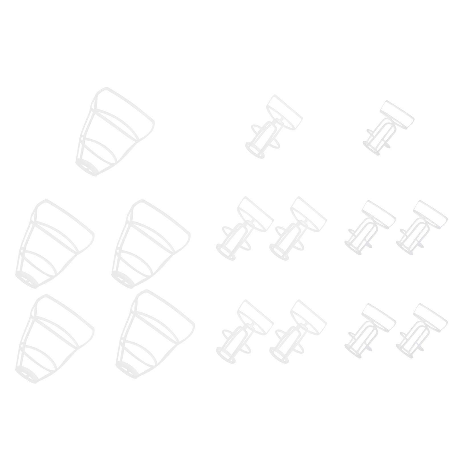 Nets Hanging Bottle Covers for Storage 30Pcs White