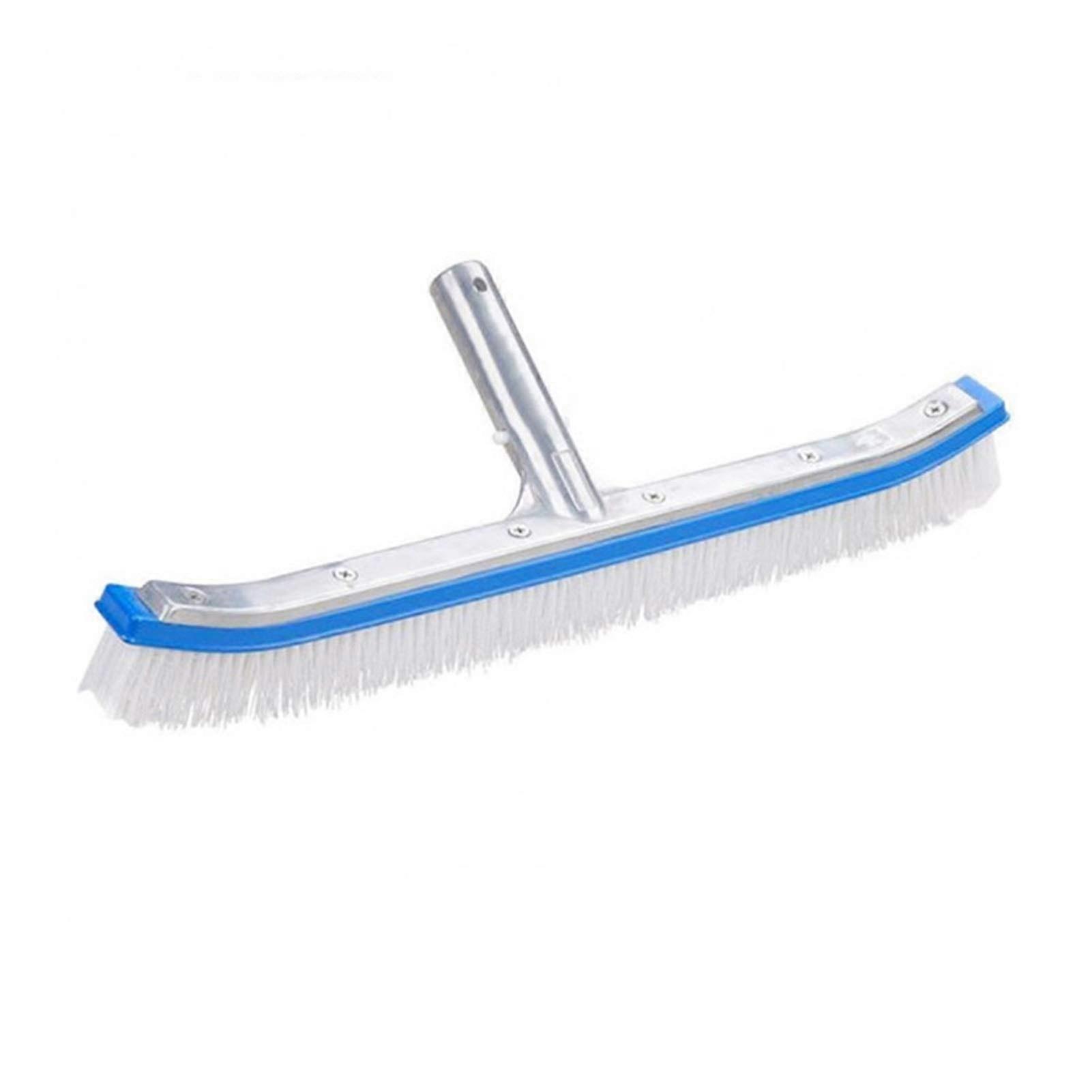 Pool Cleaning Brush 18 Inch Heavy Duty for Algae Removal, Durable Bristles Protect Pool Surface