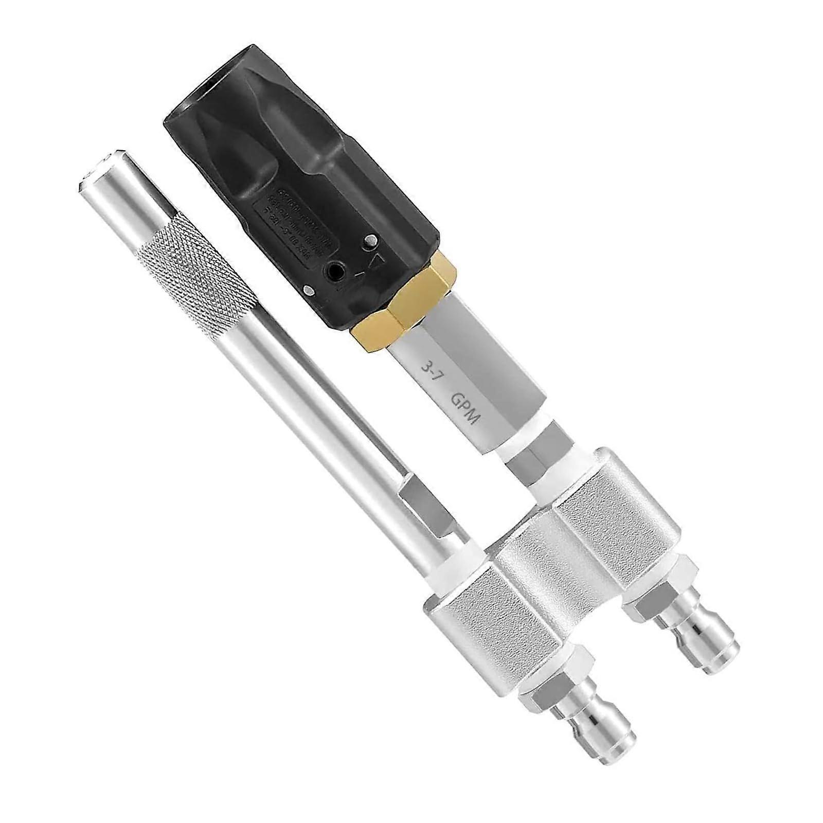 Adjustable Pressure Washer Nozzle for Gentle Surface Cleaning with Quick Connect Soft Wash Compatibility