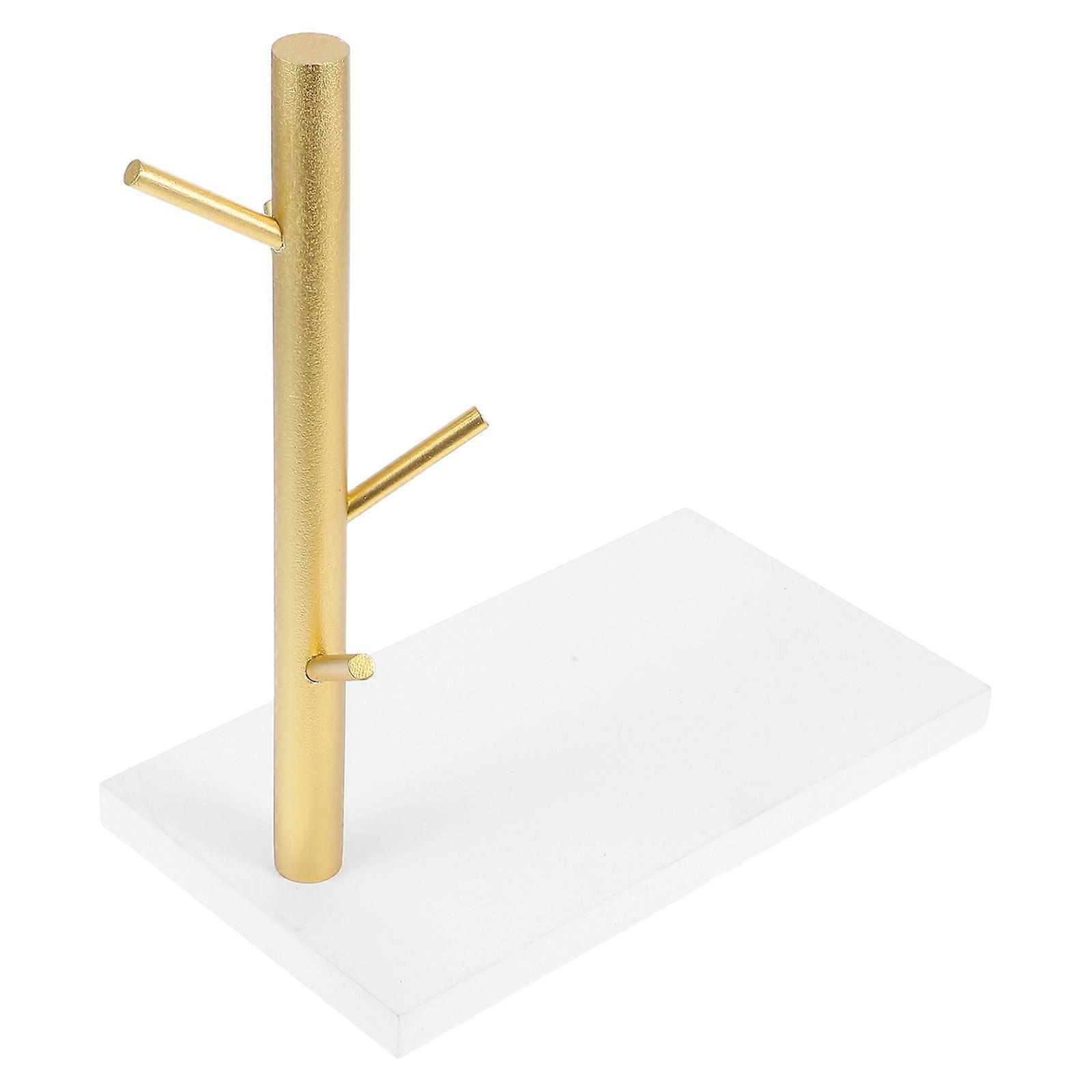 Key Organizer Wooden Tray for Entryway with Decorative Function