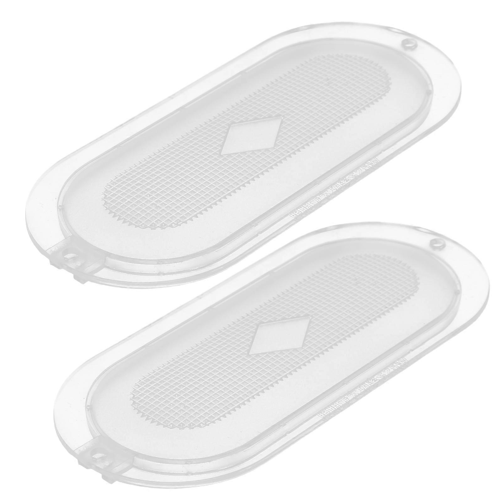 Transparent Range Hood Light Covers for Kitchen 1Pair Replacement Covers