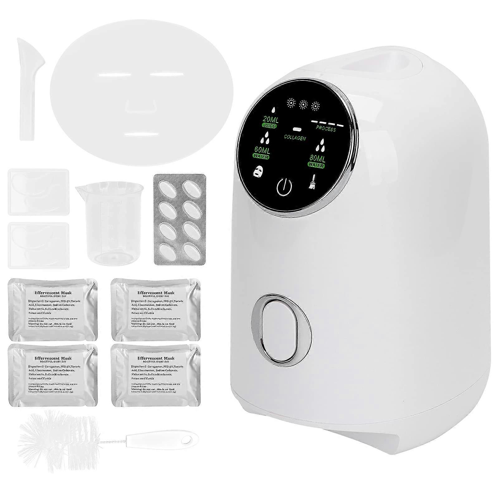 Face Mask Maker with Automatic Heating Mix, DIY Fruit and Vegetable Facial Mask Kit, US Plug