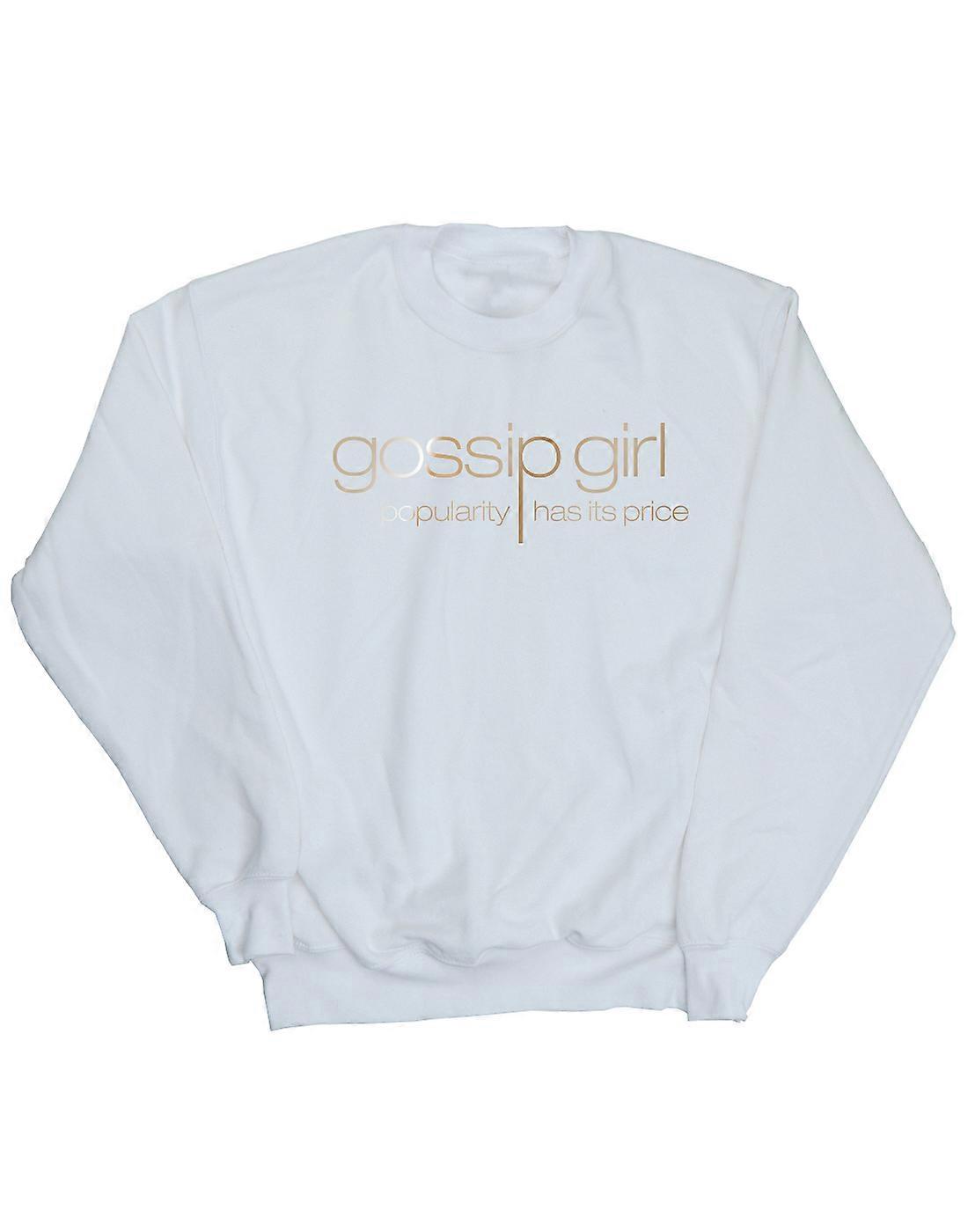 Skvaller flicka mäns guldlogotyp Sweatshirt