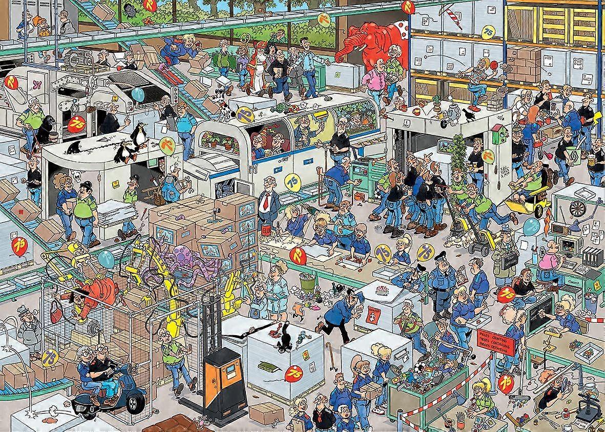 Jan Van Haasteren Puzzle Works Jigsaw Puzzle (1000 Pieces)