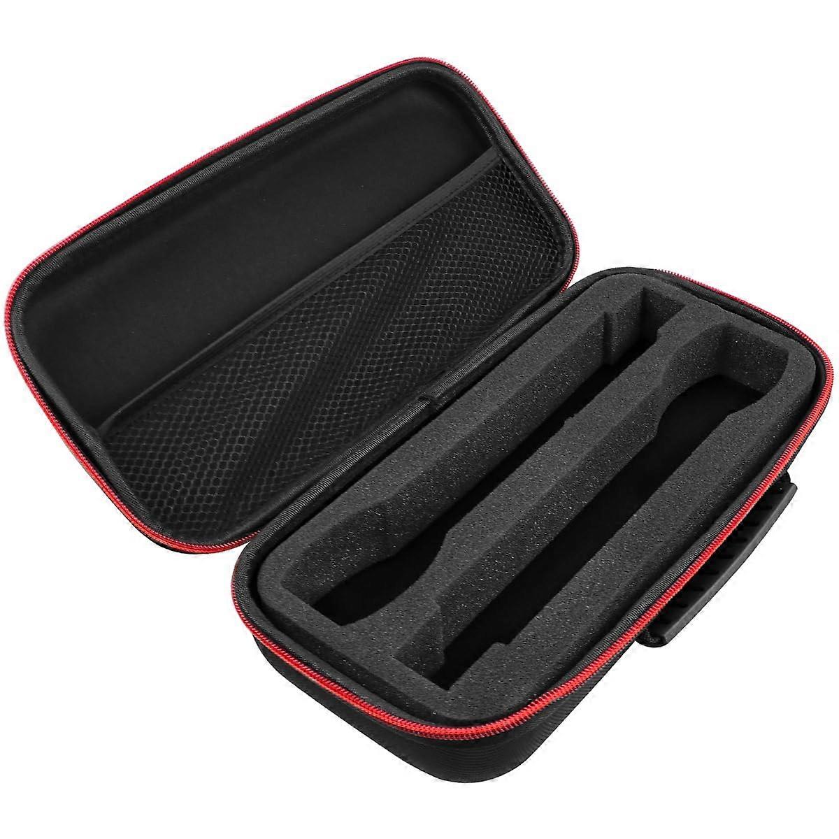 Microphone Carrying Case with Dual Slots, ImpactResistant Protection and Soft Padded Interior