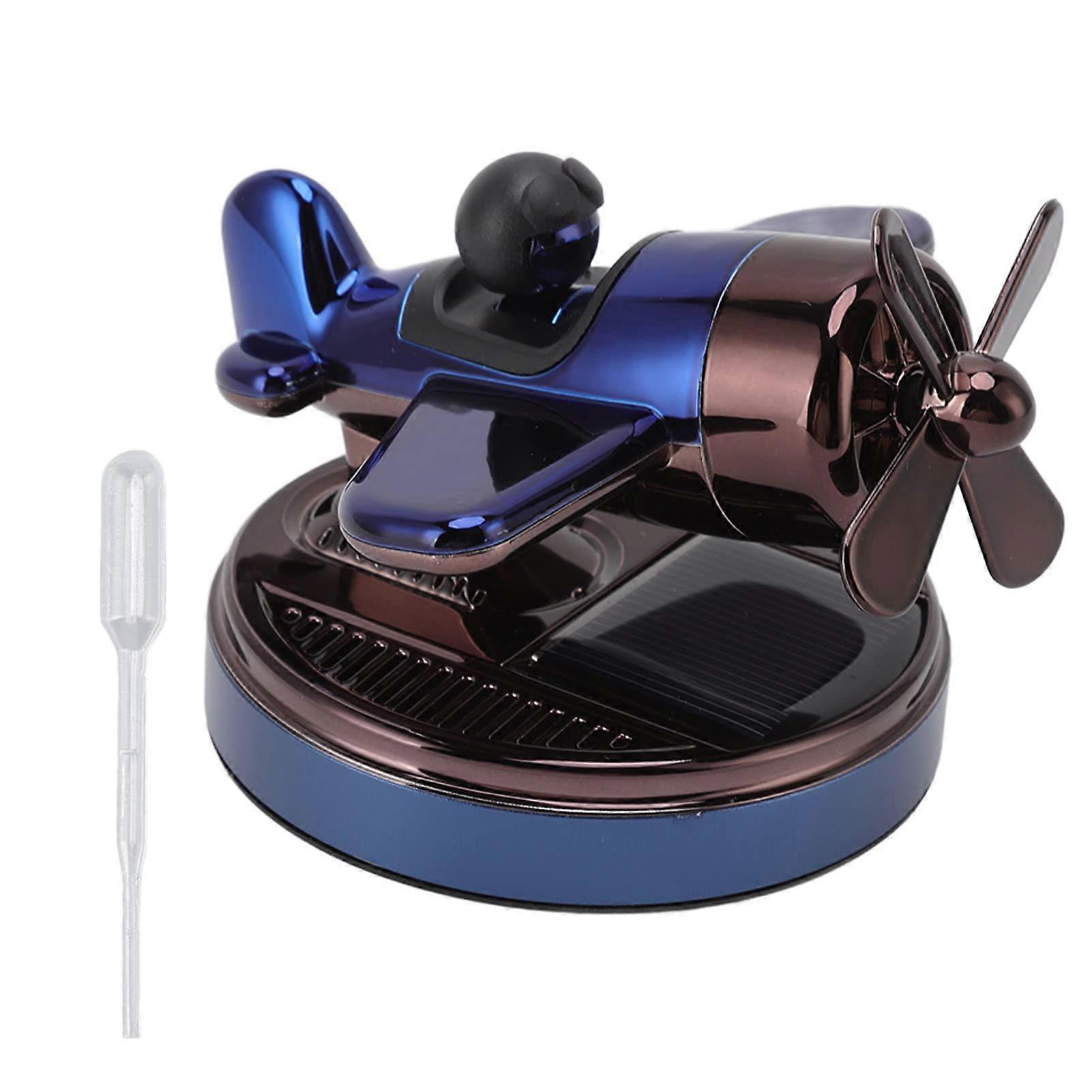 Solar Powered Car Air Freshener Aromatherapy Diffuser with Rotating Design and Air Purification