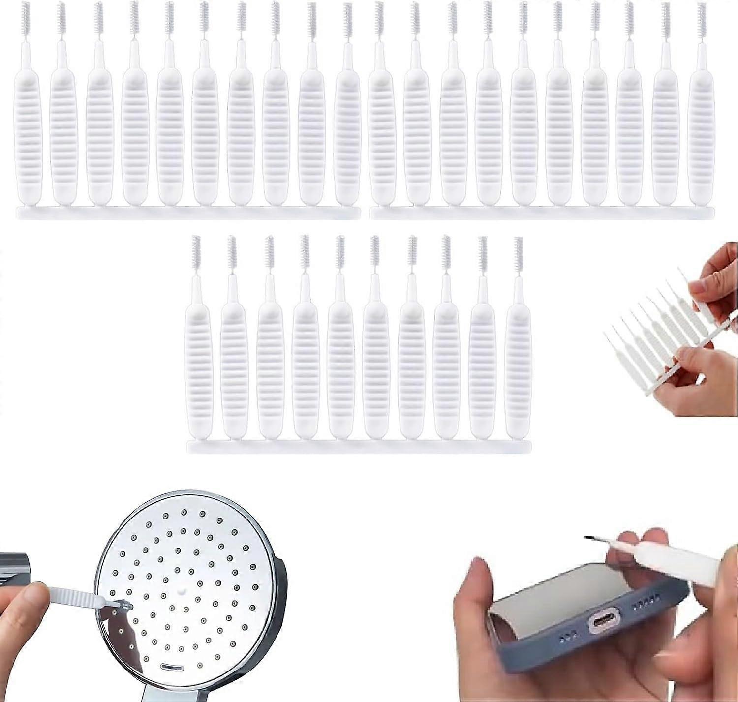 Shower Head Cleaning Brush Set 50 Pcs AntiClogging Deep Clean Tools for Bathroom Nozzle Gaps
