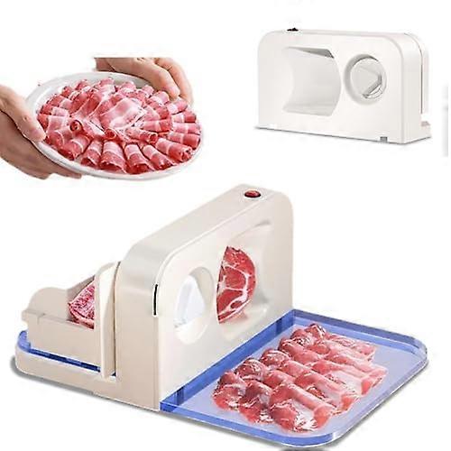 Electric Meat Slicer 150W Motor for Meat Cheese Bread, Foldable Compact Design, Easy Clean