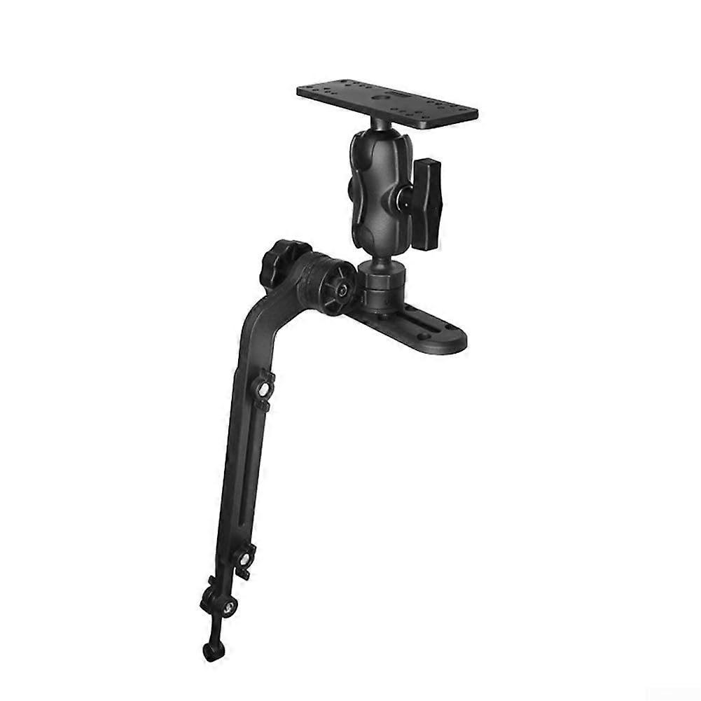 Adjustable Kayak Fish Finder Mount with Ball Head, Stable AntiVibration Durable Nylon Bracket