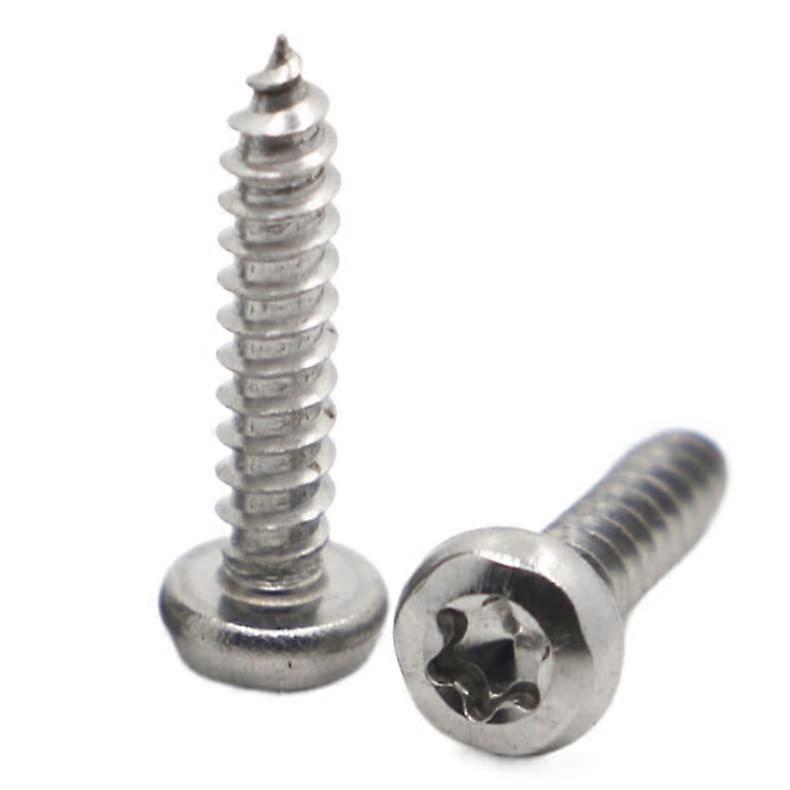 304 Stainless Steel Torx Pan Head Self Tapping Screws RustResistant MultiSize M2.9M4.8