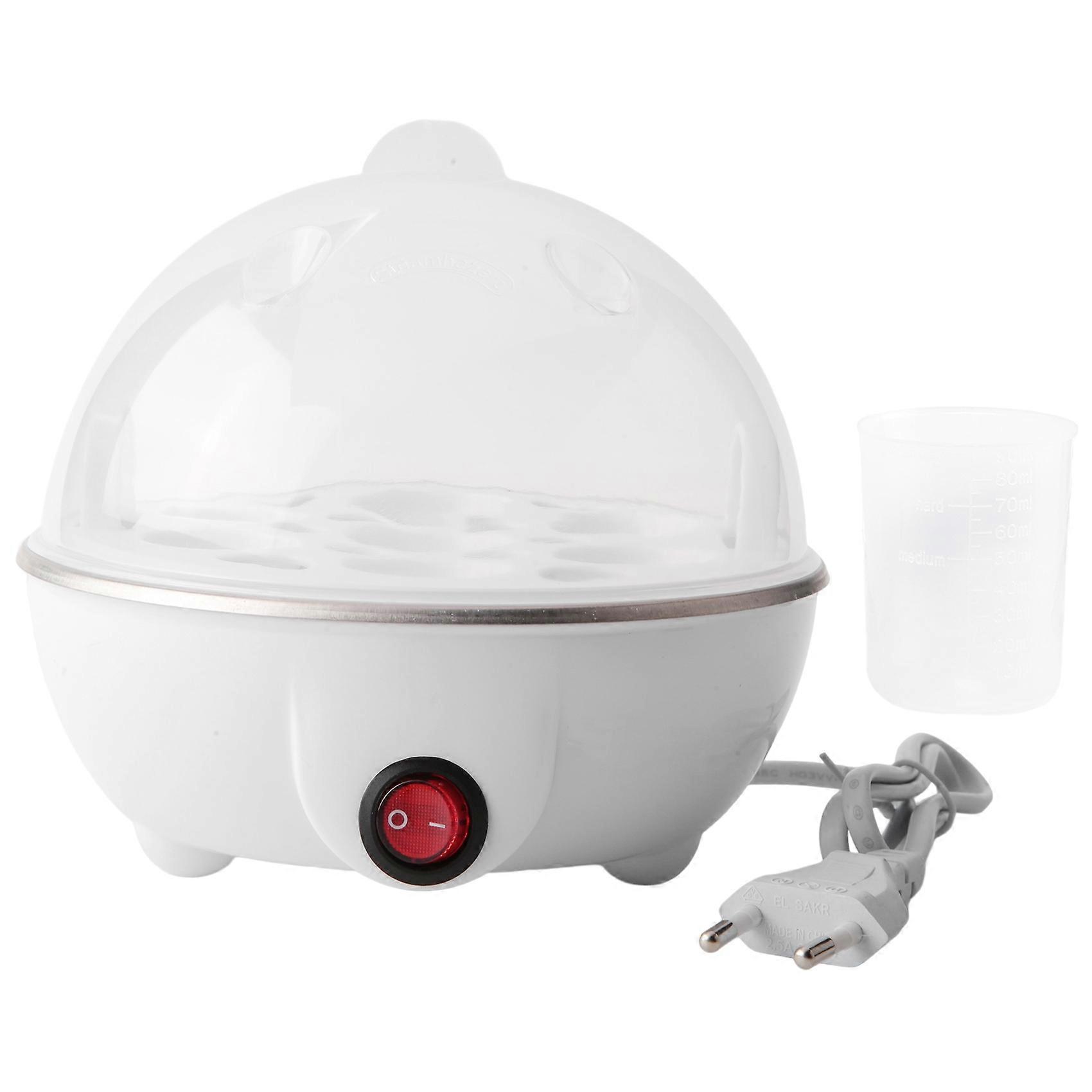 Electric Boiled Egg Cooker Boiler Maker Rapid Heating,White EU Plug