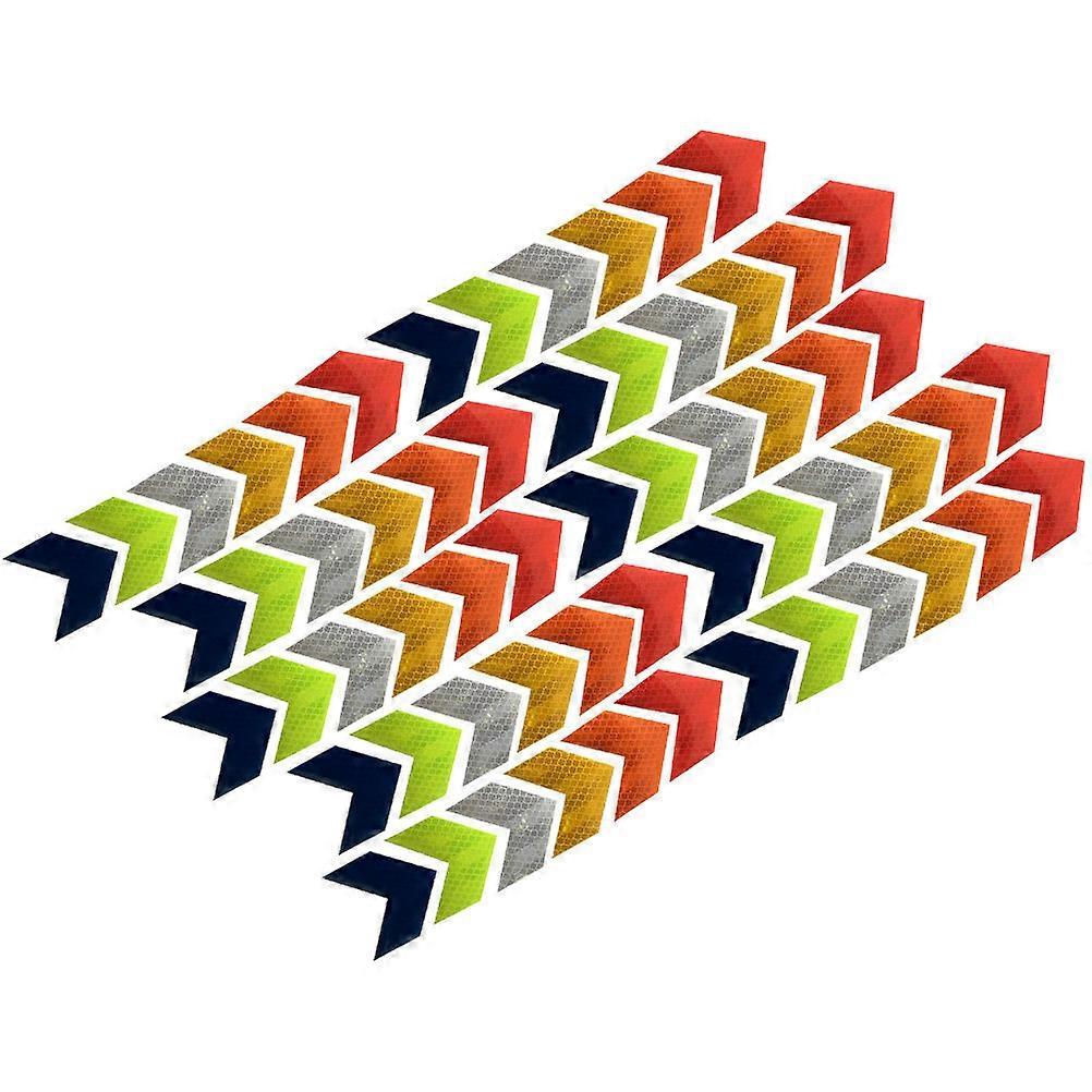 Car Door Sticker Reflective Sticker for Car Use 50Pcs Practical Window Decal