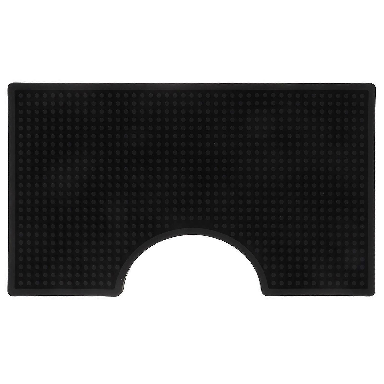 Rubber Beer Tower Drip Tray for Counter Stability Black Mat