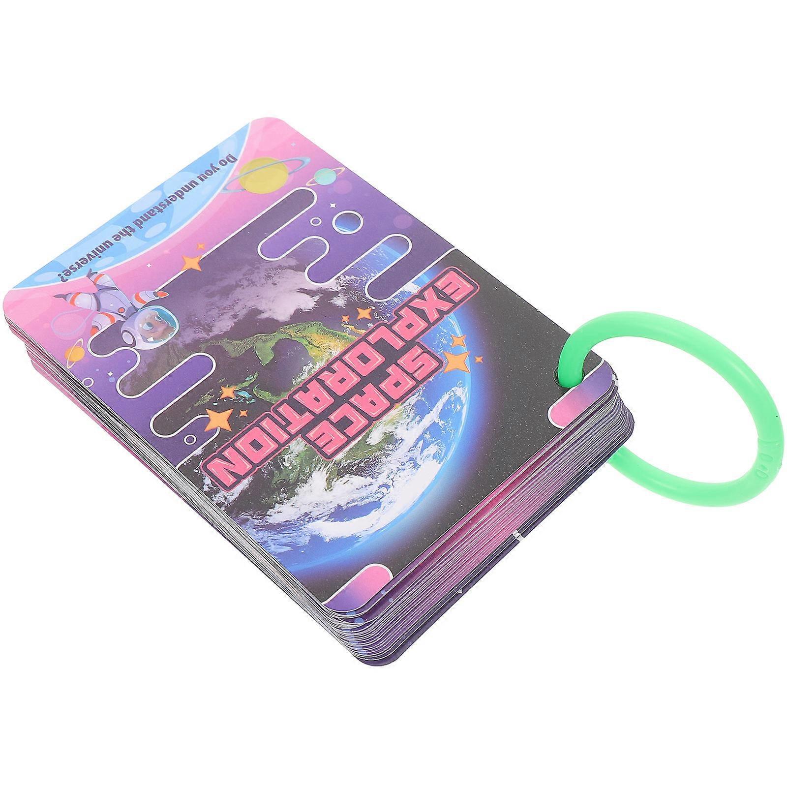 Space Planet Learning Cards for Educational Flash Cards 68Pcs Set