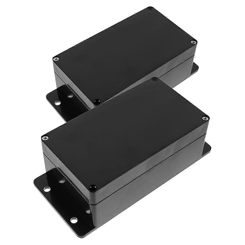 Universal Waterproof Junction Box Plastic Electrical Enclosure for Cable Protection 2Pcs