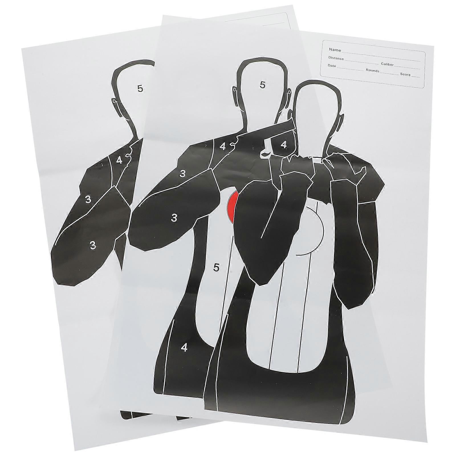 Paper Training Target Paper for Practice 4 Sheets Reusable Training Labels