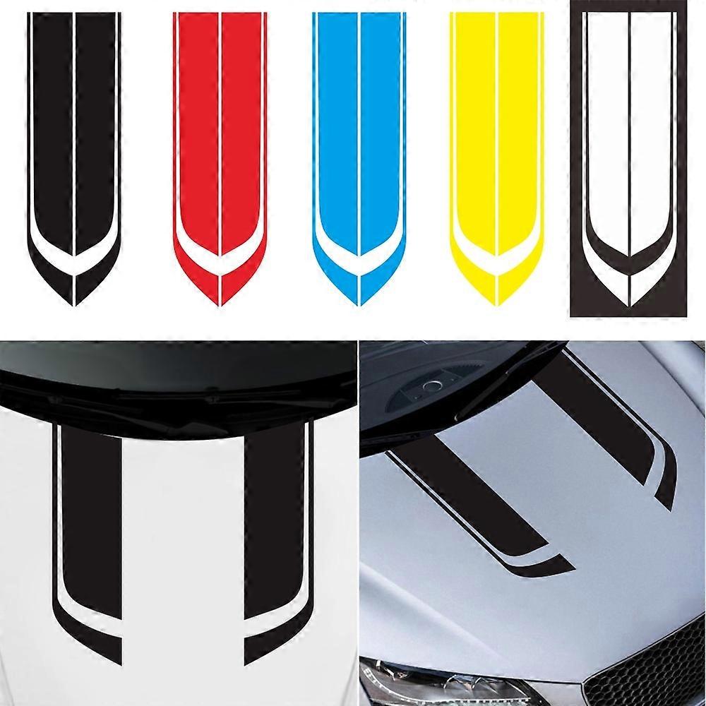 D-711 Stripe Pattern Car Modified Hood Decorative Sticker