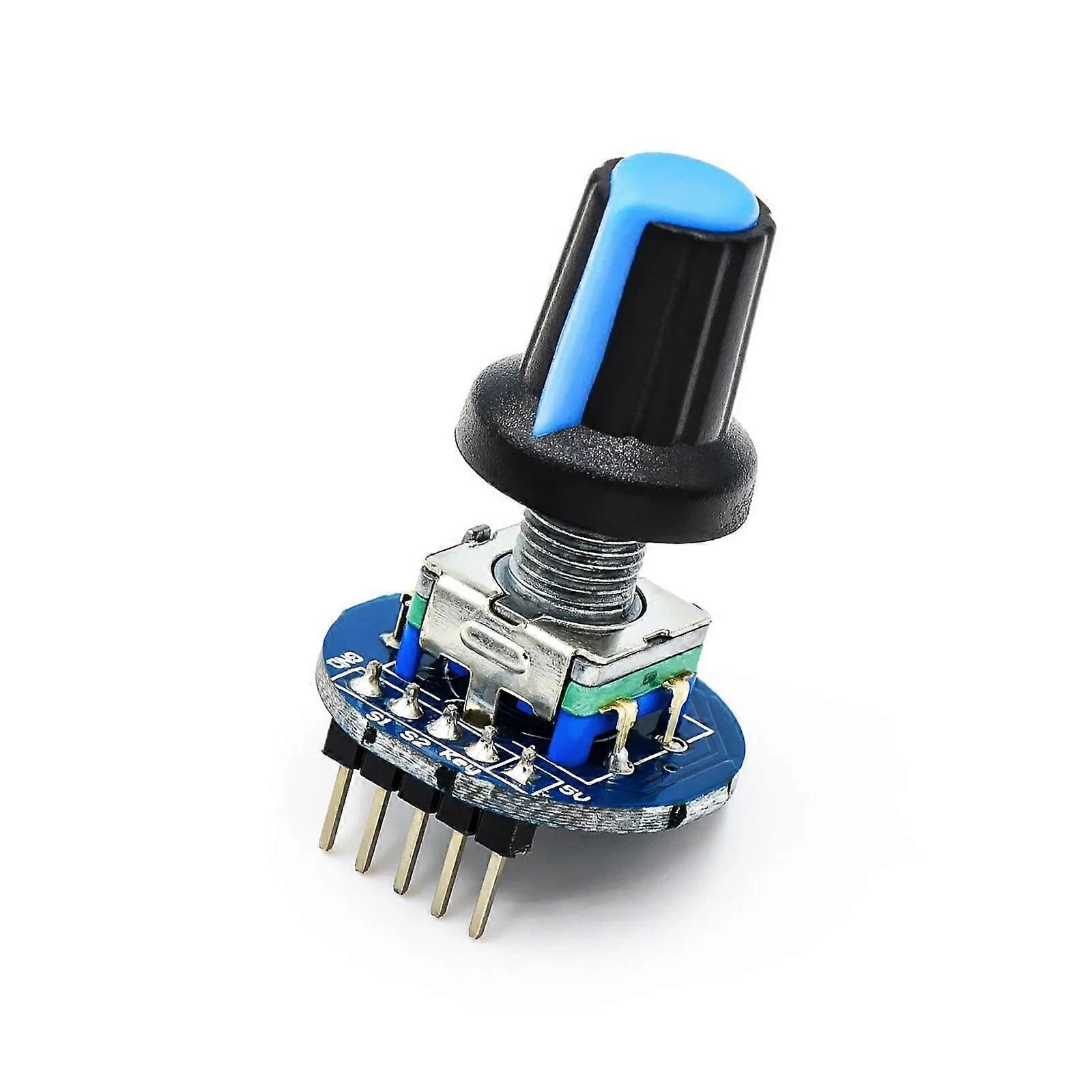 Rotary Encoder Module Brick Sensor Development Round Audio Rotating Potentiometer Knob Cap EC11