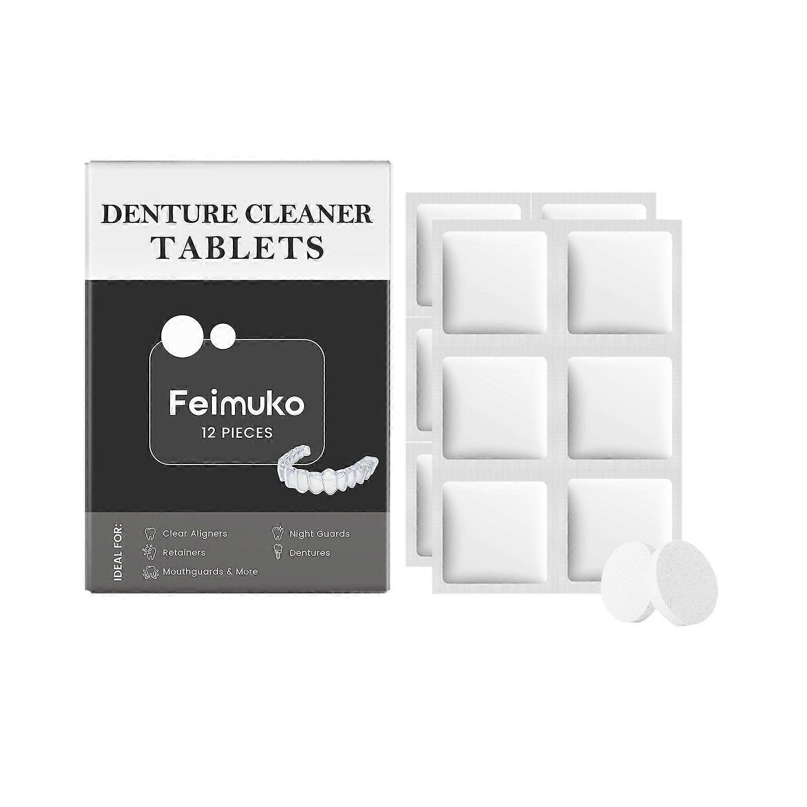 Feimuko Oral Retainer Cleaning Tablets - Gentle Ingredients
