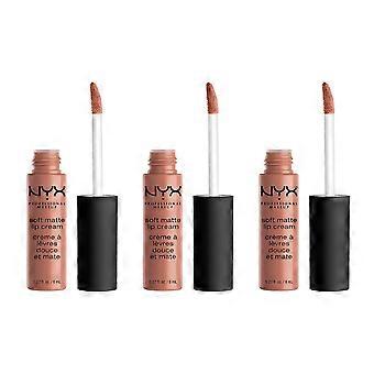 3 x NYX Crema Labbra Morbida Opaca 8ml - Abu Dhabi