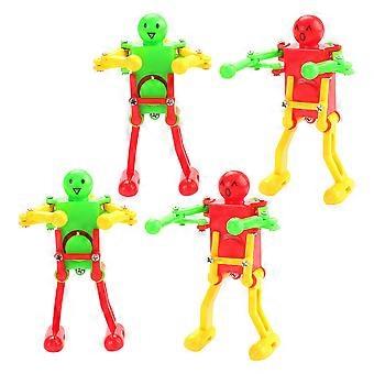 4pcs Wind Up Toys Dancing Robots Clockwork Robot Toys for Children Adults