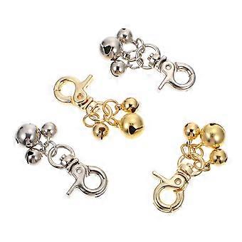 Dog Collar Bell Zinc Alloy Pendant for Pet Collar 8Pcs Loud Bells Set