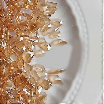 50 Stück spitz zulaufende Strasssteine, Mini-Diamant-Nagelanhänger, 3D-Kristall-Schmuck, DIY-Maniküre-Nageldekoration, mehrfarbig