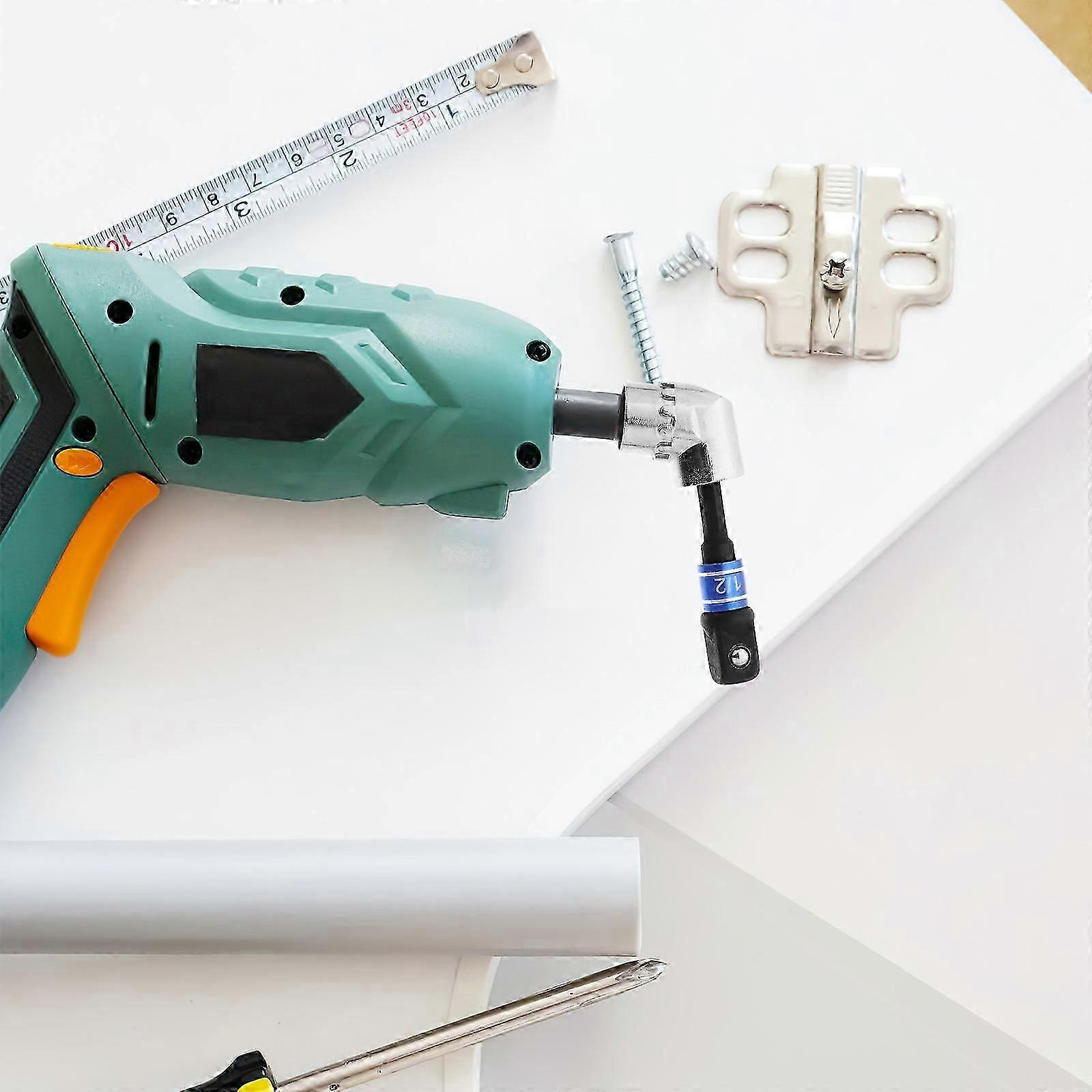 Electric Drill Attachment Right Angle Drill Adapter for 1Set Impact Driver Use