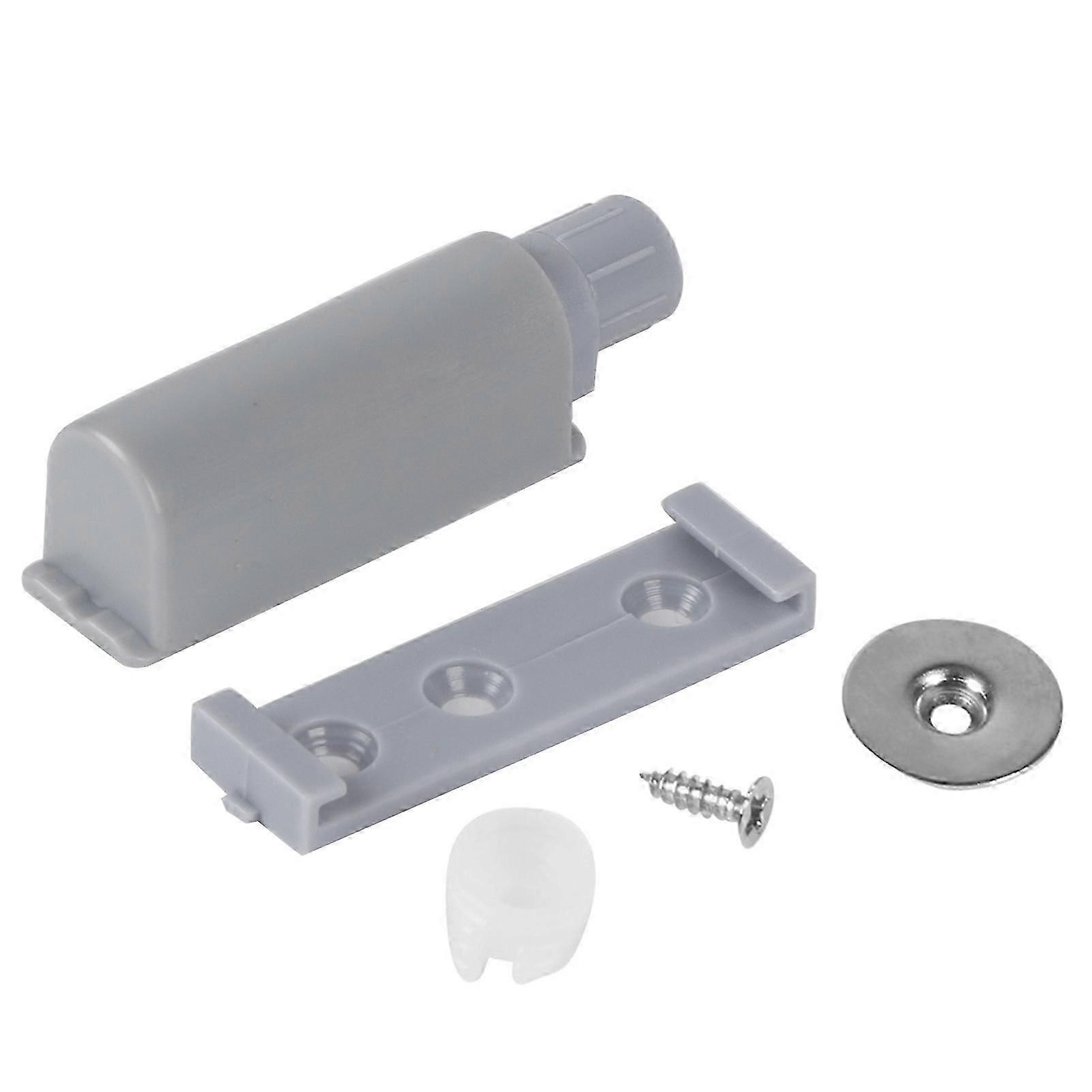10pcs/pack ABS Case Cabinet Drawer Hinge Push to Open System Damper Buffer Catch Magnetic (S)