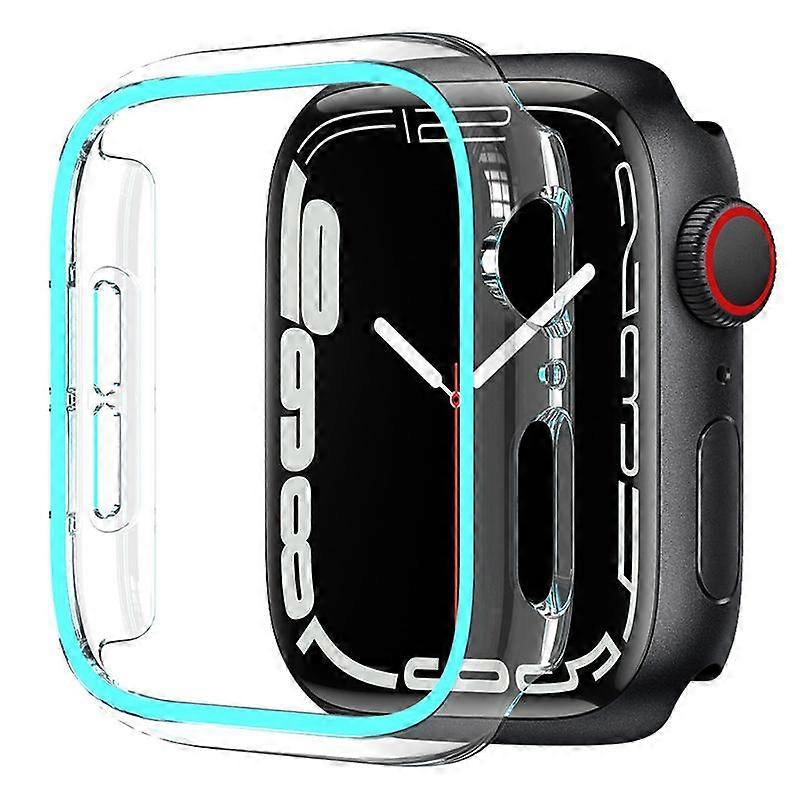 XDfind Transparent Luminous Half Coverage Hollow PC Watch Case