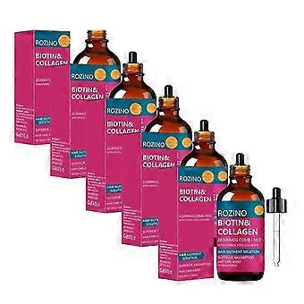 1-5x Biotine Collageen Haarverzorging Essentiële Olie Versterkt het haar van wortel tot punt. Voor alle haartypes_DUIBW