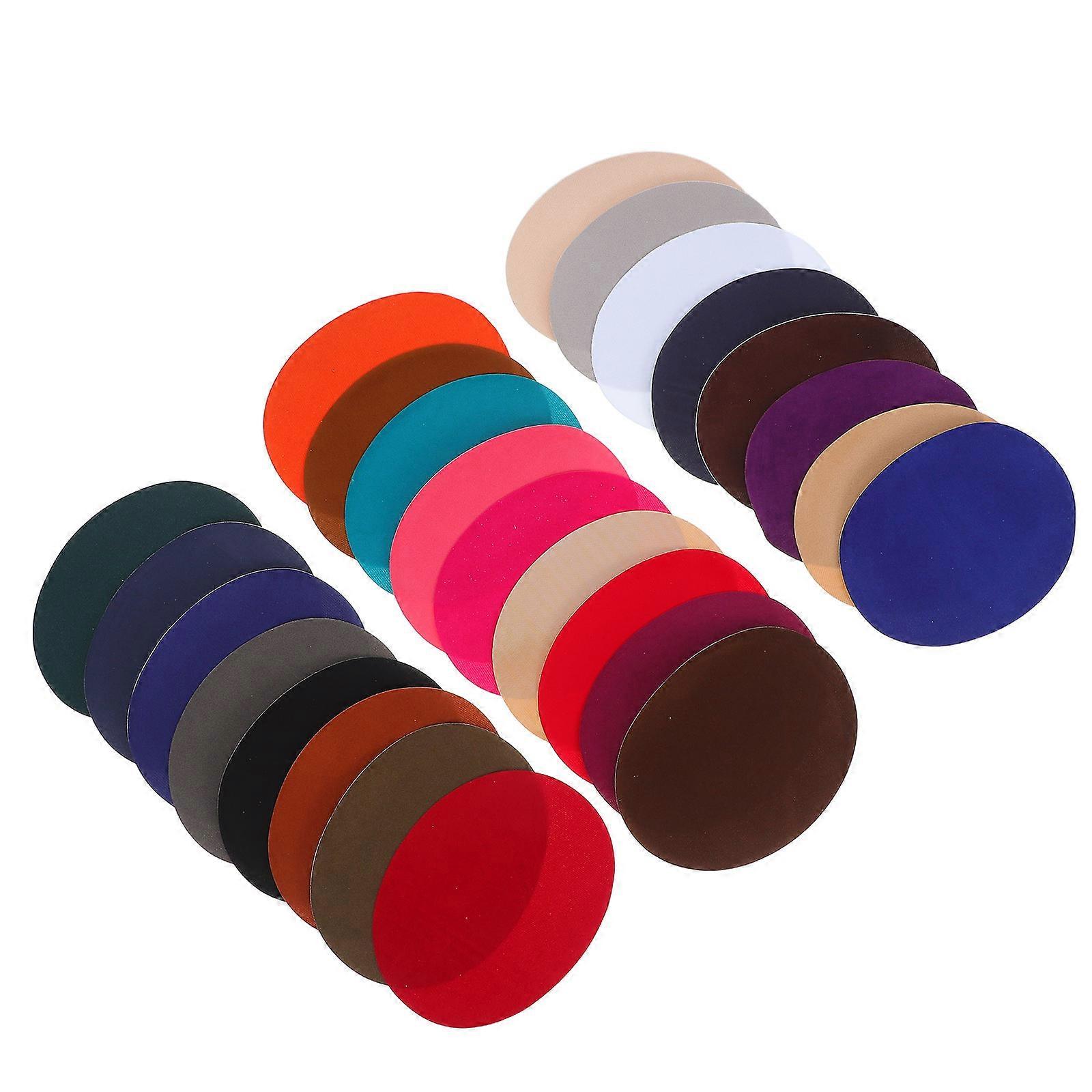 Sweater Clothes Suede Fabric Patches for Sewing 25Pcs Patch Kit
