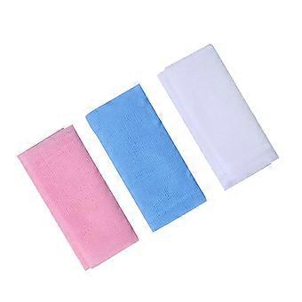 Nylon Bath Towel Back Washing Scrubber for Bath 4Pcs Exfoliating Cloth