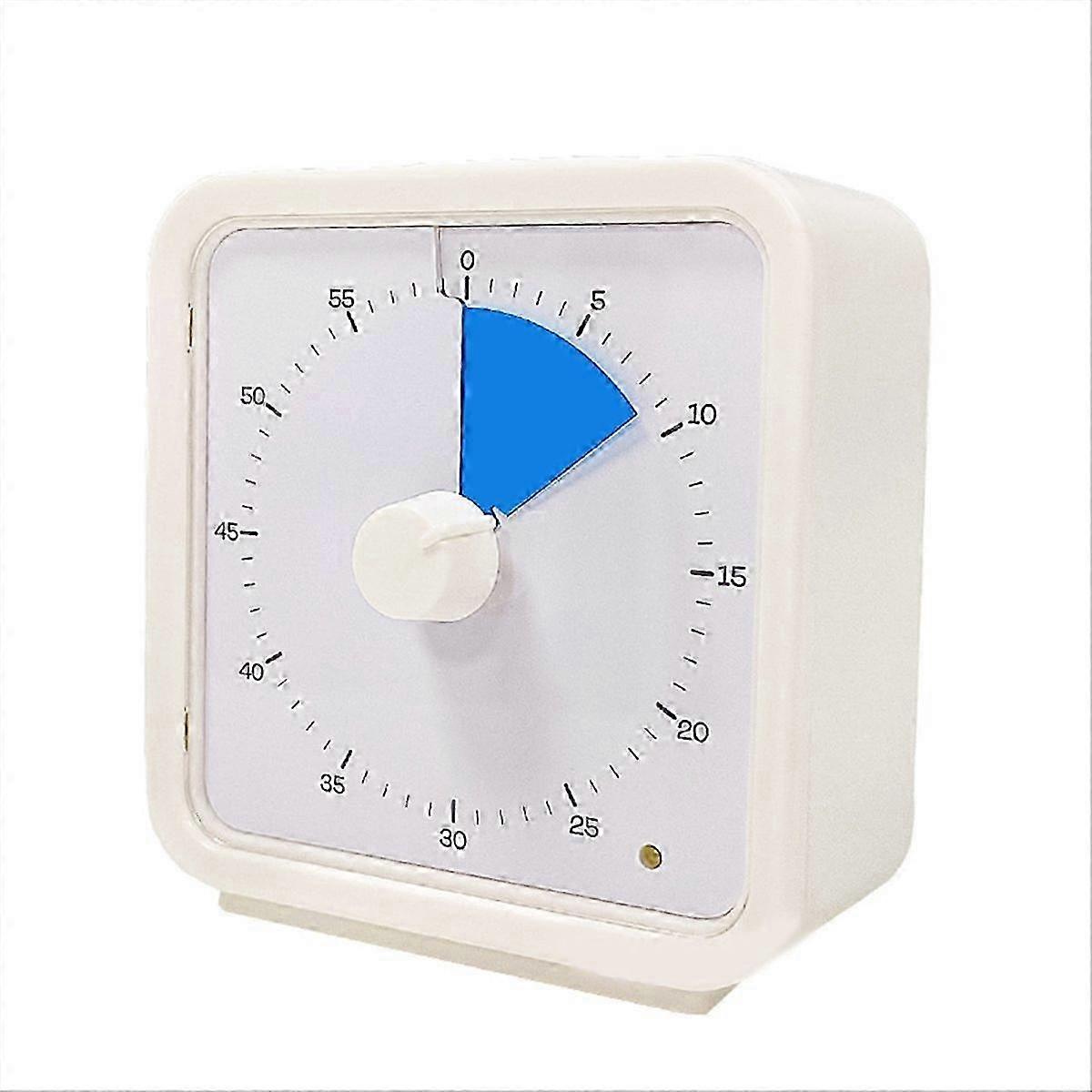 60-Minute Visual Timer for Kids, Time Management Tool Study Classroom Timer, Pomodoro Timer with Sil